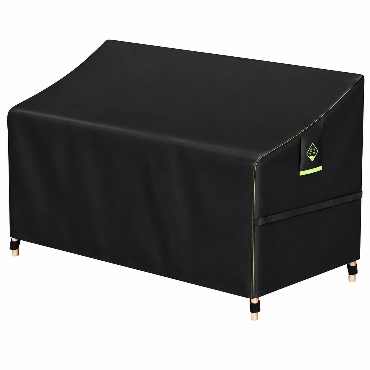 Wasserdichte 3-Sitzer Gartenbank Abdeckung aus 420D Oxford, 160x70x60/88 cm