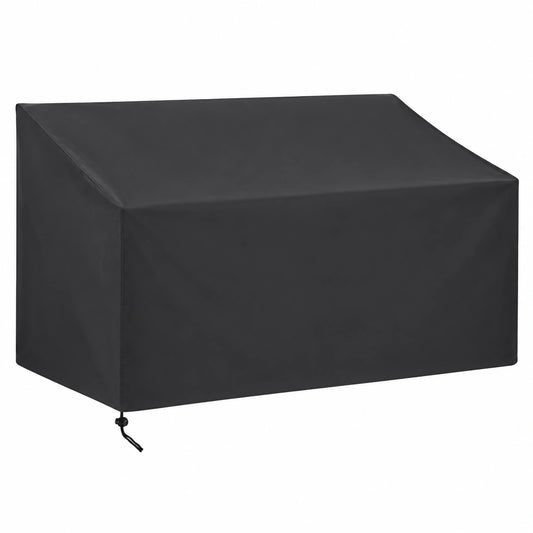 Wasserdichte Schutzabdeckung für Gartenbänke, robust, passend für 2-, 3- oder 4-Sitzer, Terrassenmöbel-Beszug (134 x 66 x 89 cm)