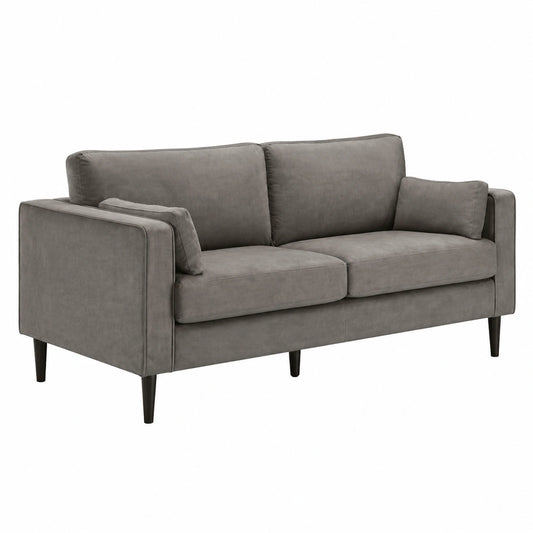 Julian Bowen Hayward Luxuriöses 3-Sitzer-Samtsofa