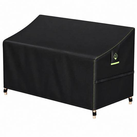 Wasserdichte 3-Sitzer Gartenbank Abdeckung aus 420D Oxford, 160x70x60/88 cm