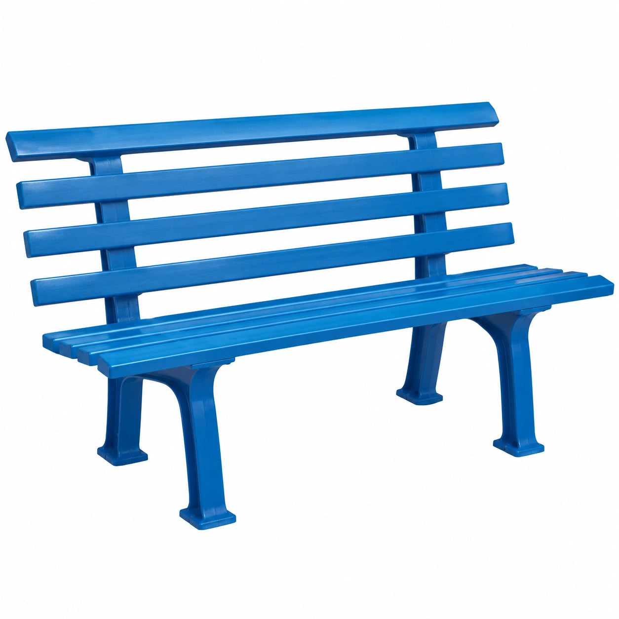 PROREGAL Gartenbank Antigua 2-Sitzer Himmelblau, Wetterfest & UV-beständig, 74x120x54cm für Garten & Balkon